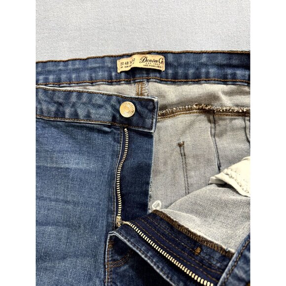 Denim & Co Women's Vintage 1969 Skinny Jeans Mid Rise Blue Size 16 - Picture 5 of 11